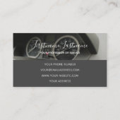 チューニング専門家と整備士車の修理ショップバス 名刺 (裏面)