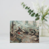 チューハウスを攻撃(ドイツの町の戦い) ポストカード (スタンド正面)