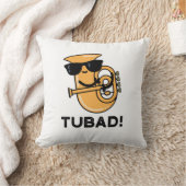 チューバおもしろいードミュージックトゥバプン クッション (ブランケット)