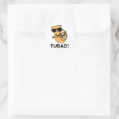 チューバおもしろいードミュージックトゥバプン ラウンドシール (バッグ)