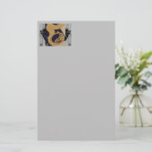 チューバと音楽ノート 便箋 (スタンド正面)