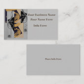 チューバと音楽ノート 名刺 (正面/裏面)