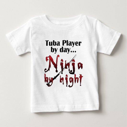 チューバプレーヤーの日… ベビーTシャツ (正面)