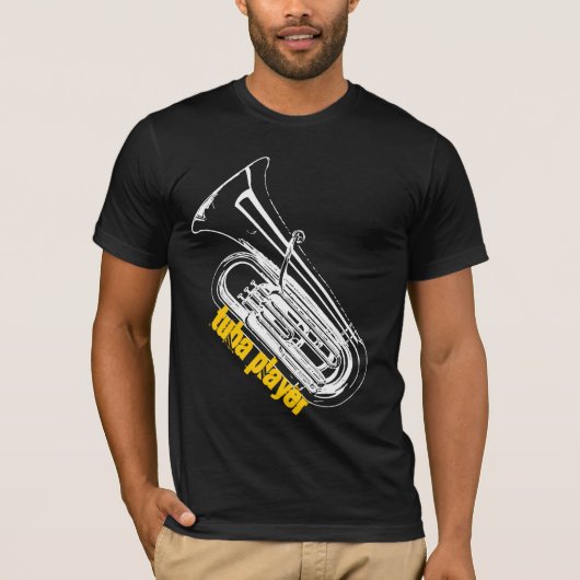 チューバプレーヤーTシャツ Tシャツ (正面)