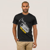 チューバプレーヤーTシャツ Tシャツ (正面フル)
