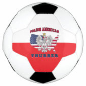 チューバーテキサス州ポーランドアメリカン サッカーボール (正面)