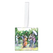 チューバ奏者についてママは警告してくれなかった キューブオーナメント (正面)