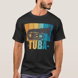 チューバ奏者 ヴィンテージ管楽器 ブラス楽器 Tシャツ