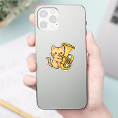 チューバ猫マーチングスタイル シール (スマートフォン)