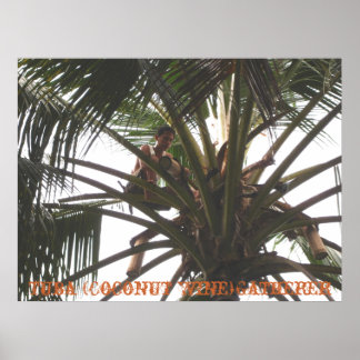 チューバ（ココナッツワイン） Gatherer, Tuba (ココナッツウィン… ポスター