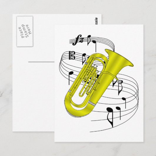 チューバ ポストカード (正面/裏面)