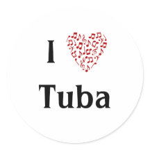 チューバ 赤いハートの音符が好き