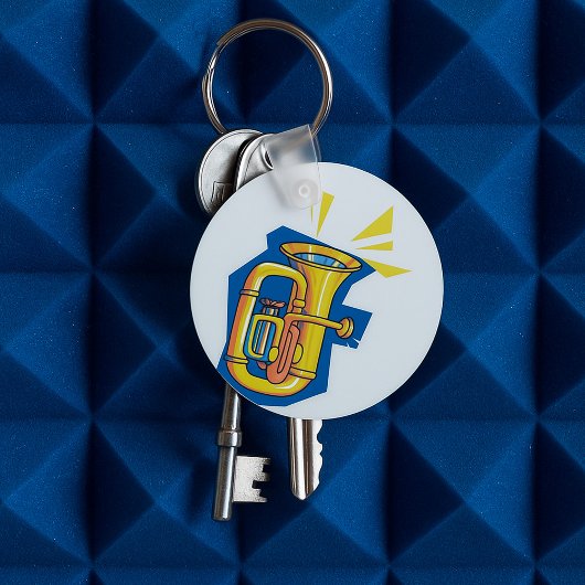 チューバ 金管楽器 明るい音楽 バンド キーホルダー