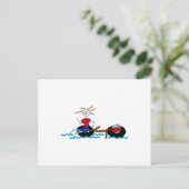 チュービングに行く ポストカード (スタンド正面)