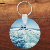 チュービングオンピラミッドレイク キーホルダー (正面)