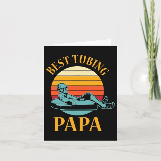 チュービングパパワチューブボートウォーター雪湖チューブ カード (正面)