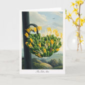 チューブアロエ — 近代的な植物の再解釈 カード (黄色い花)