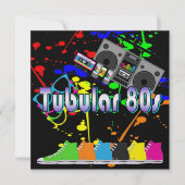 チューブラー80年代 招待状 (正面)