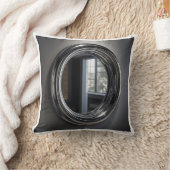 チューブラー・クローム・ミラー・リフレクション・アート クッション (ブランケット)