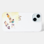 チューブ絵を描のケース – メイトiPhoneケース Case-Mate iPhoneケース (裏面 (横))