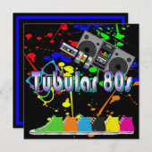 チューブ80s 招待状 (正面/裏面)