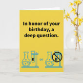 チューブEまたはチューブEでない – 誕生日 カード (黄色い花)