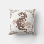 チューペブラウンチノワセリーのドラゴンと雲 クッション (裏面)