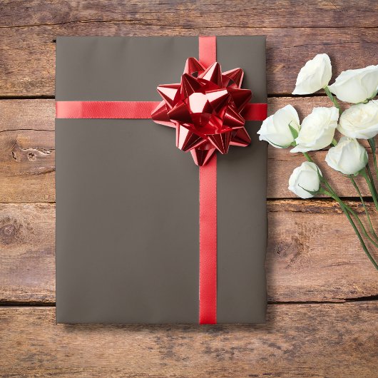 チューペブラウン無地のカラー |クラシック |エレガント | ラッピングペーパー