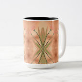 チューリかわいらしップ印刷コーヒーマグ ツートーンマグカップ (正面右)