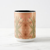 チューリかわいらしップ印刷コーヒーマグ ツートーンマグカップ (中央)