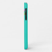 チューリかわいらしップ花モダンイラストレーション+名前 Case-Mate iPhoneケース (裏面/左)