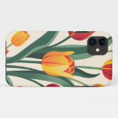 チューリはっきりしたップイラストレーション Case-Mate iPhoneケース (裏面(横))