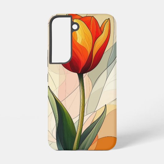 チューリはっきりしたップグローフォンケース SAMSUNG GALAXYケース (裏面)