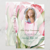 チューリエレガントップ最初のコミュニオンメニュー (正面/裏面)