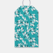 チューリエレガントップ花文植物美術デザイン ギフトタグ (正面)