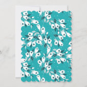 チューリエレガントップ花文植物美術デザイン サンキューカード (正面)