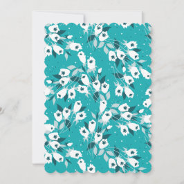 チューリエレガントップ花文植物美術デザイン サンキューカード