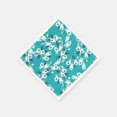 チューリエレガントップ花文植物美術デザイン スタンダードカクテルナプキン (角)