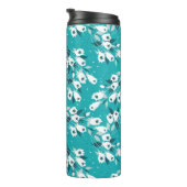 チューリエレガントップ花文植物美術デザイン タンブラー (回転右)