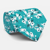 チューリエレガントップ花文植物美術デザイン ネクタイ (ロール)