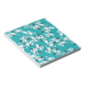 チューリエレガントップ花文植物美術デザイン ノートパッド (アングル)