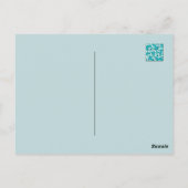 チューリエレガントップ花文植物美術デザイン ポストカード (裏面)