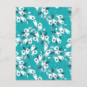 チューリエレガントップ花文植物美術デザイン ポストカード (正面)