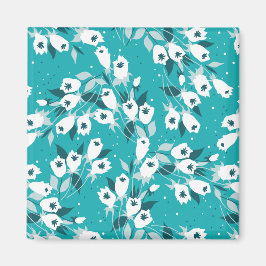 チューリエレガントップ花文植物美術デザイン マグネット