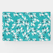 チューリエレガントップ花文植物美術デザイン 横断幕 (横)