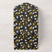 チューリエレガントップ花柄 オールインワン招待状 (外側)