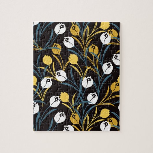 チューリエレガントップ花柄 ジグソーパズル (縦)