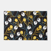 チューリエレガントップ花柄 ドアマット (正面)