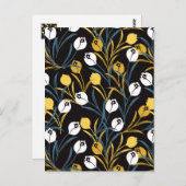 チューリエレガントップ花柄 ポストカード (正面/裏面)