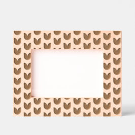 チューリエレガントップ花柄 レーザー彫刻フレーム